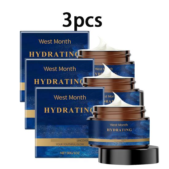 West Month Moisturizing Repair Cream moisturizes, softens, reduces dry lines, brightens Skin tone, Daily Facial Care Cream 30g