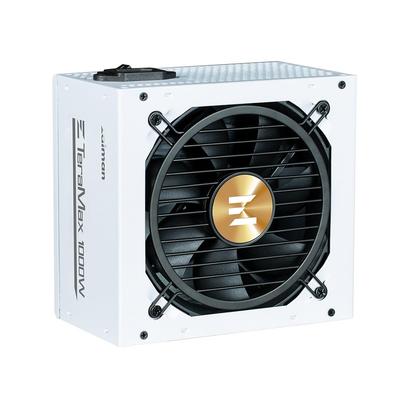 ZALMAN TeraMax II 1000 Вт, сертифицирован 80PLUS GOLD, полностью модульный, совместим с ATX3.0, гарантия 7 лет, блок питания для ПК 1000 Вт, белый, ZM1000-TMX2 WH PS