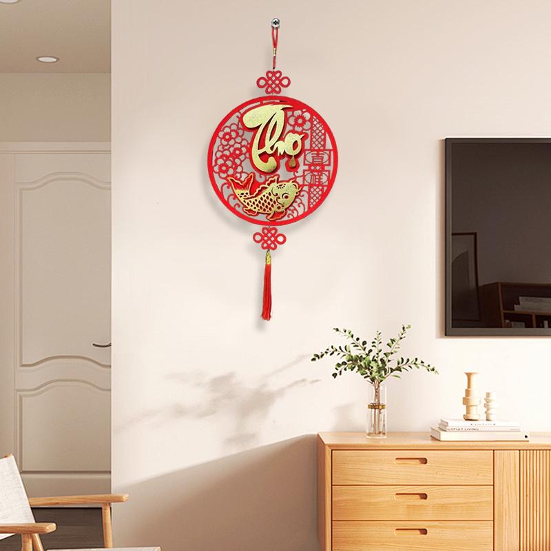 1 шт. Дизайн с кисточкой, Устанавливающий сцену, Благословляющий узор, Благоприятный кулон, Домашний декор, Изысканный, Разные стили