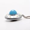 LED Light Flying Disc Keychain Pendant Spaceship Model Keyring Kids Toy UFO Keyring  Small Toy