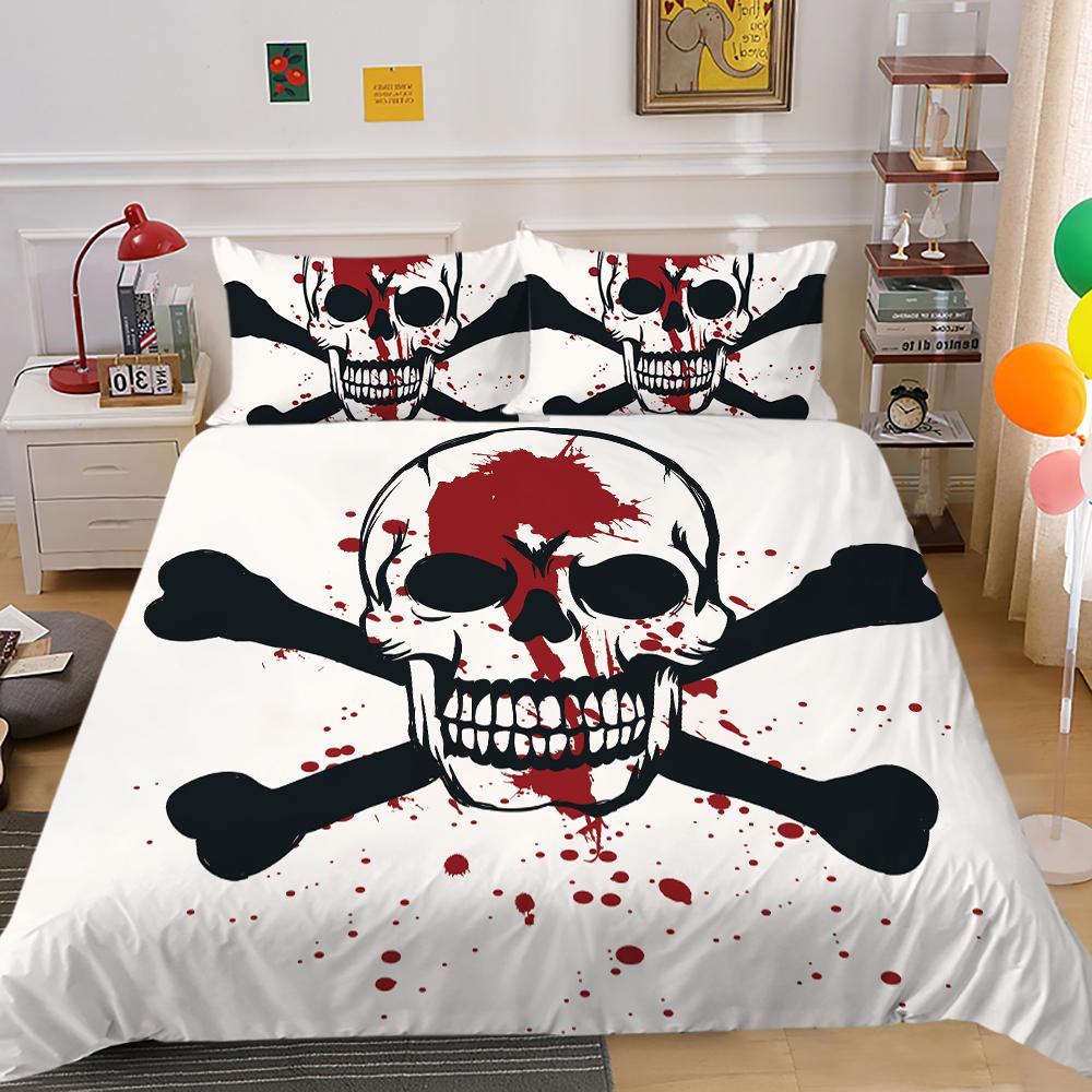 Halloween Home Bedding Down Duvet Cover Set Bedroom Duvet Cover Pillowcase Single/double Bed Full Size Home Decoration Bedding