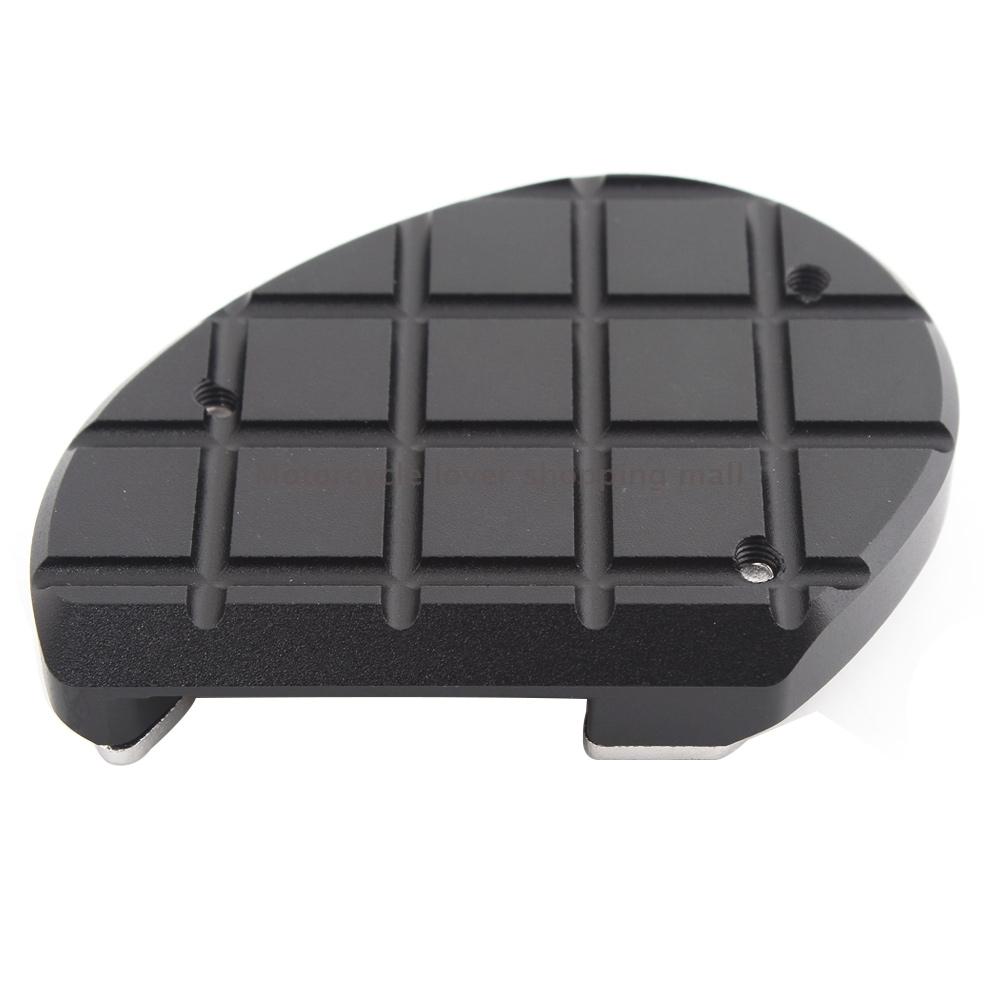 Moto Side Stand Extension Enlarge Pad Foot Support Cover Accessory For Triumph Bonneville Bobber T100 T120 2016-2020