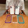 For iPhone 16 Pro Case Shockproof TPU+PC Phone Back Cover