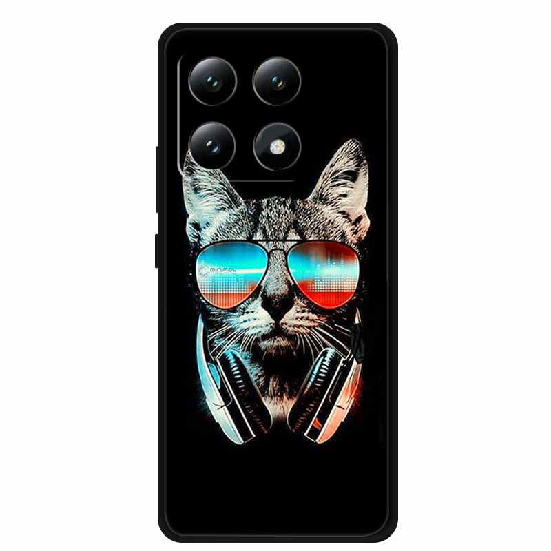 For Xiaomi 15T 5G Case Silicone Luxury Animal TPU Soft Printing Bumper for Xiaomi 15T Pro 5G Starry Sky Scenery Shockproof Cover