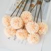 Новая Шелковая Ткань Искусственный Цветочный Шар DIY Цветочные Материалы Окрашенный Окантованный Хризантема Мягкая Реалистичная Гортензия Подарок на День Святого Валентина