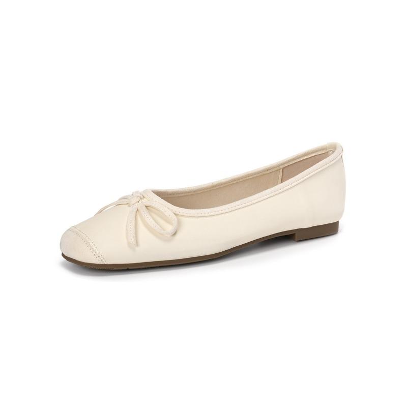 Туфли с квадратным носком Туфли на плоской подошве с мягкой подошвой