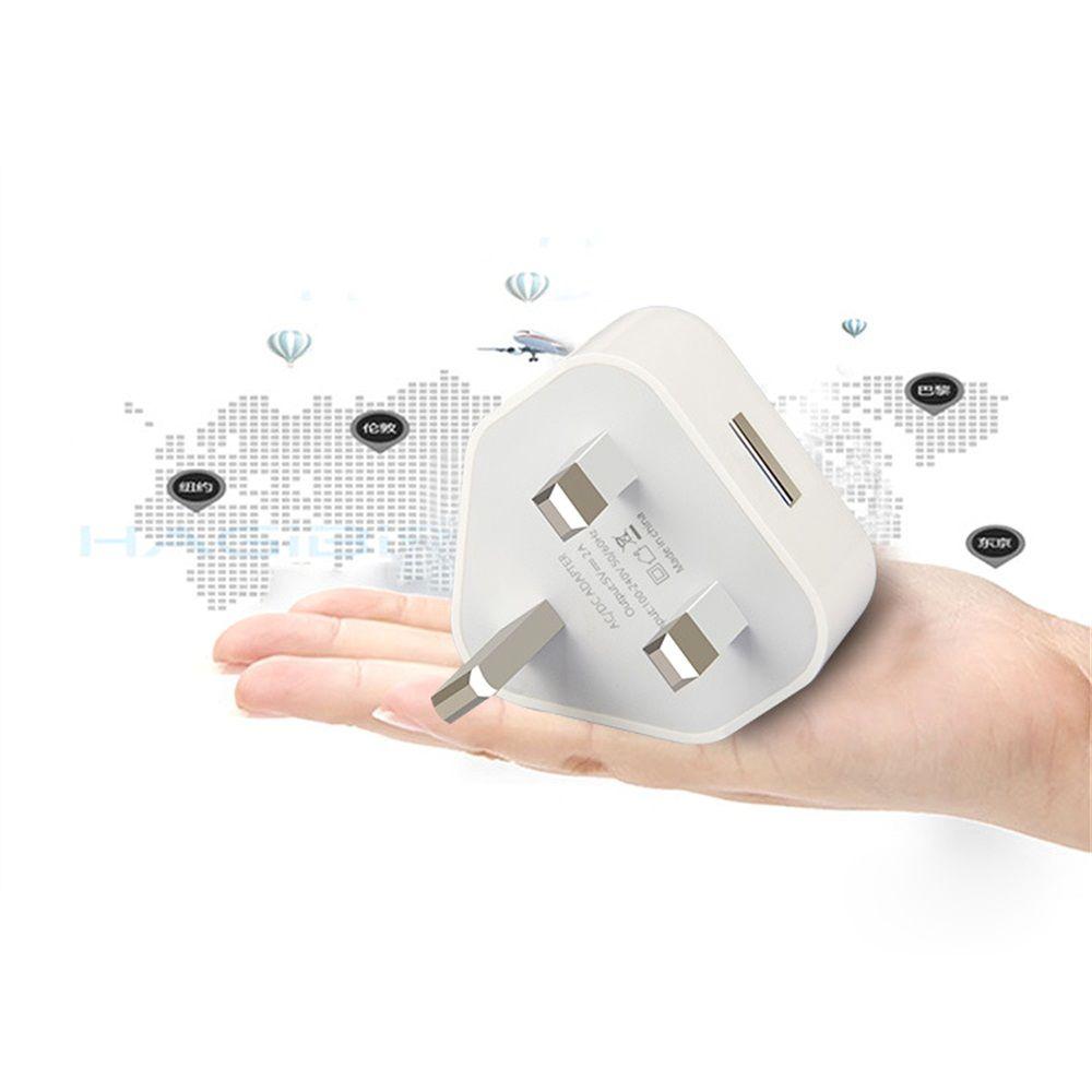 Travel 1 Port USB 5V 1A Wall Charger UK Plug USB Charger Power Adapter