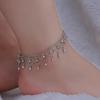 New Fashion Beach Tassel Zircon Anklets For Women Exquisite Gold Silver Color Shiny Rhinestones Anklet 2021 Trend Party Jewelry