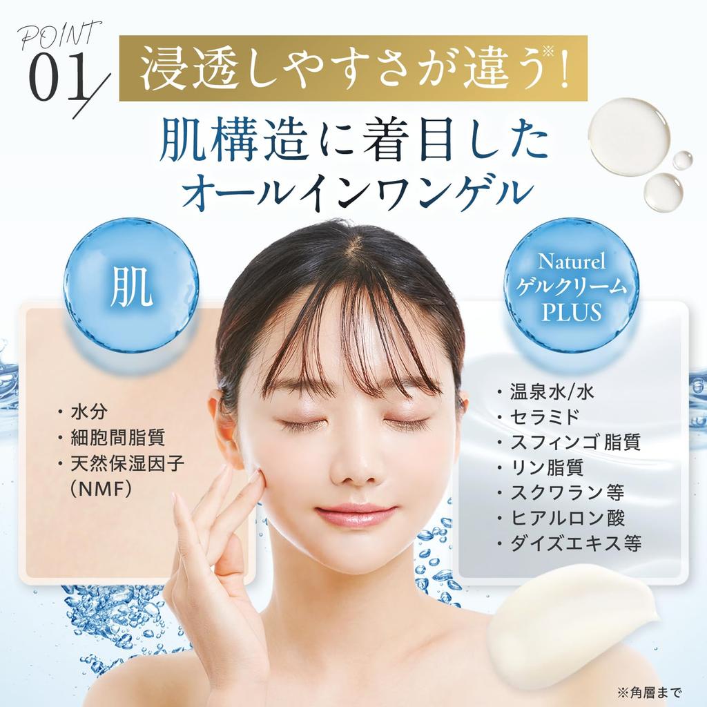 Naturel SP Gel Cream PLUS 300 г Сменный контейнер с дозатором увлажняющий гель (Специальный + Крем «все в одном»)