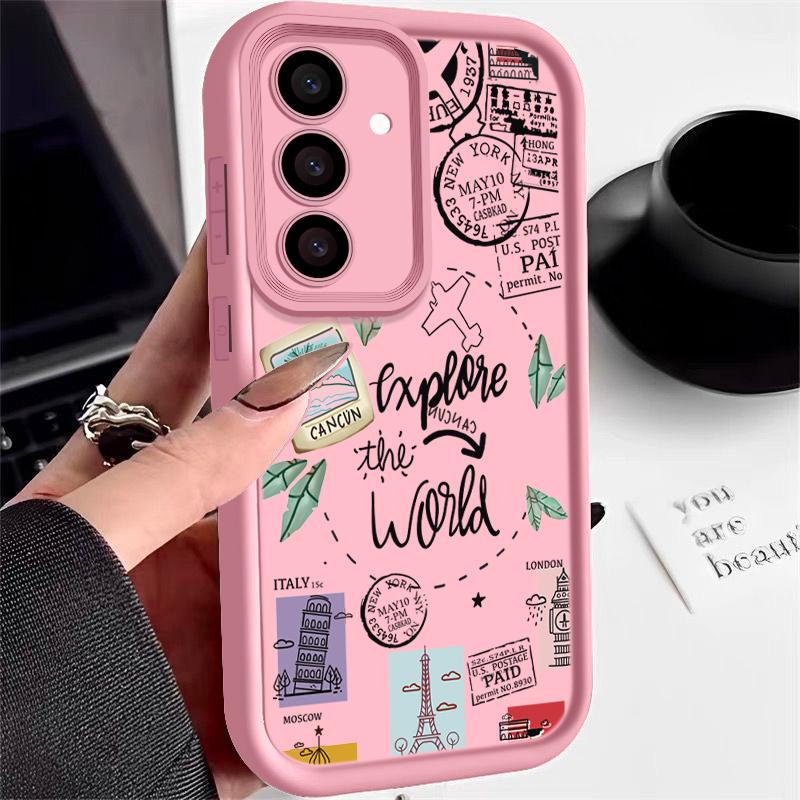 Знаменитый чехол для Samsung Galaxy A56 A36 A26 A16 5G A55 A35 A15 A54 A34 A17 A37 A57 S20 FE S21 S22 S23 S26 S24 S25 Ultra Capa