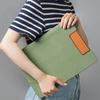 12.9x9.6in A4 Leather Business Padfolio Portfolio Folder Magnetic Clipboard Conference Folders Document Card Organizer Office