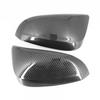For TOYOTA RAV4 XA40 2013-2018 Car Rearview Mirror Cover Trim, Black Carbon Fibre Side Turn Signal Mirror Covers 2014 2015