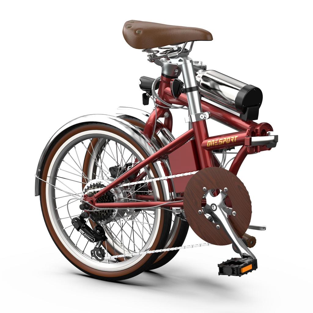 ONESPORT OT02 PRO Urban electric bicycle 250W motor 20*1.35 inch tires 36V 5.2Ah power supply maximum load capacity 80 kg.