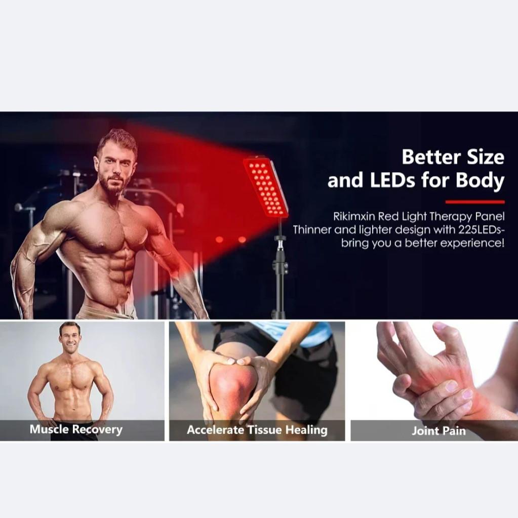 100 Вт Регулируемая подставка 660 нм Красный и 850 нм Инфракрасный свет Устройство Терапевтическое оборудование для снятия боли в теле Красный светодиодный терапевтический светильник