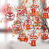 2026 Китайский Новый год Подвесные украшения Красный Праздник Весны Подвесные украшения Подвески Китайская Лошадь Новогодняя атрибутика
