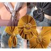 T-Shirt Heart Scarf Brooches  Silk Scarf Buckle Brooch Shawl Ring Clip Scarves Fastener Knotted Button Pin Accessories