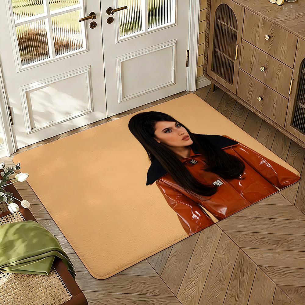 Singer S-Sienna Spiro The Visitor Floor Mat Soft Thickened Absorbent Non-Slip Bedroom Living Room Door Mat Home Flannel Rugs