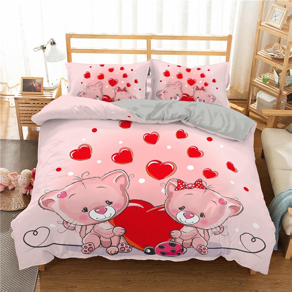 Пододеяльник с изображением мультяшного кота, космического корабля, космического питомца, животного, золотистого цвета, для детей, мальчиков, девочек, подарков для молодежи, украшения спальни