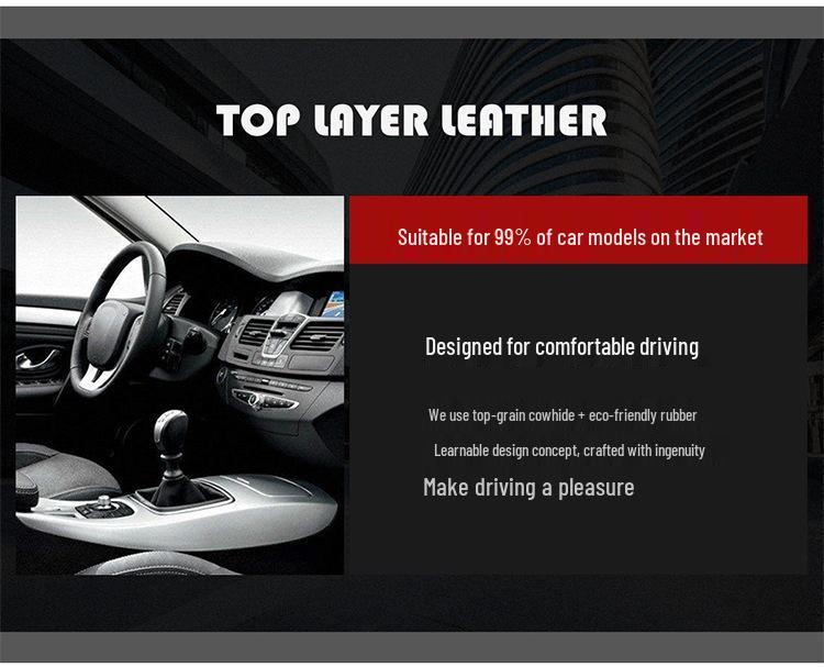 Baojun Steering Wheel Cover - Carbon Fiber, Fits 730, 630, 510, 560, 610, 310W, 530 Models, All-Season