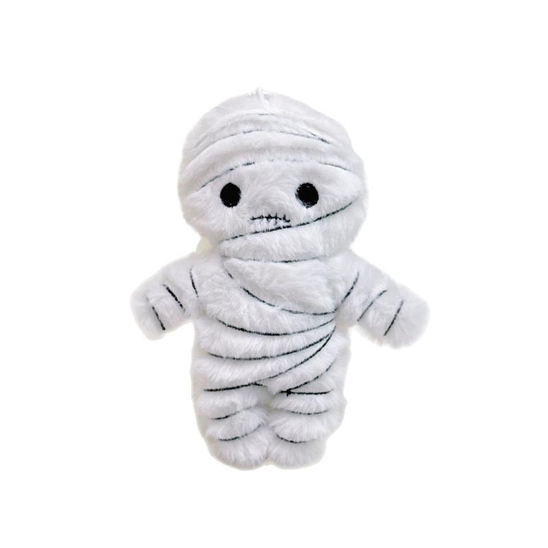 Mummy Plush Keychain Creative Spooky Skull Halloween Backpack Charm Durable Pendant for Holiday Gift Bag Decoration Kids