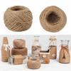Hand-woven Jute Twine 100M/Roll Binding Rope  For Handmade Craft Baking Decoration Packing Gift Box