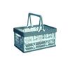 1pc Folding Portable Fruit And Vegetable Storage Basket Sundry Arrangement Thickened Plastic Picnic Basket