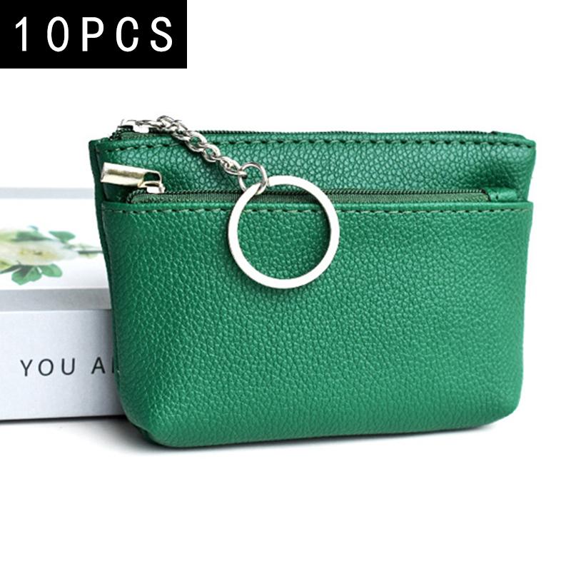 Coin Purses Women PU Leather New Small Mini Soft Surface Fashion Key Bank Card Coin Small Wallet