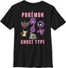 Детская футболка с коротким рукавом Pokemon Pkmn Команда Призрак Группа Мальчики