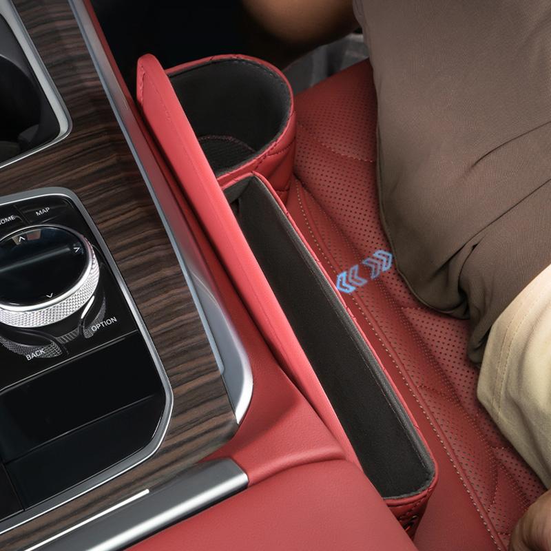 Car Seat Gap Storage Bag Organizer Box Auto Cup Holder For Jeep Grand Cherokee Wrangler JK Gladiator Compass Renegade Wagoneer AMP1
