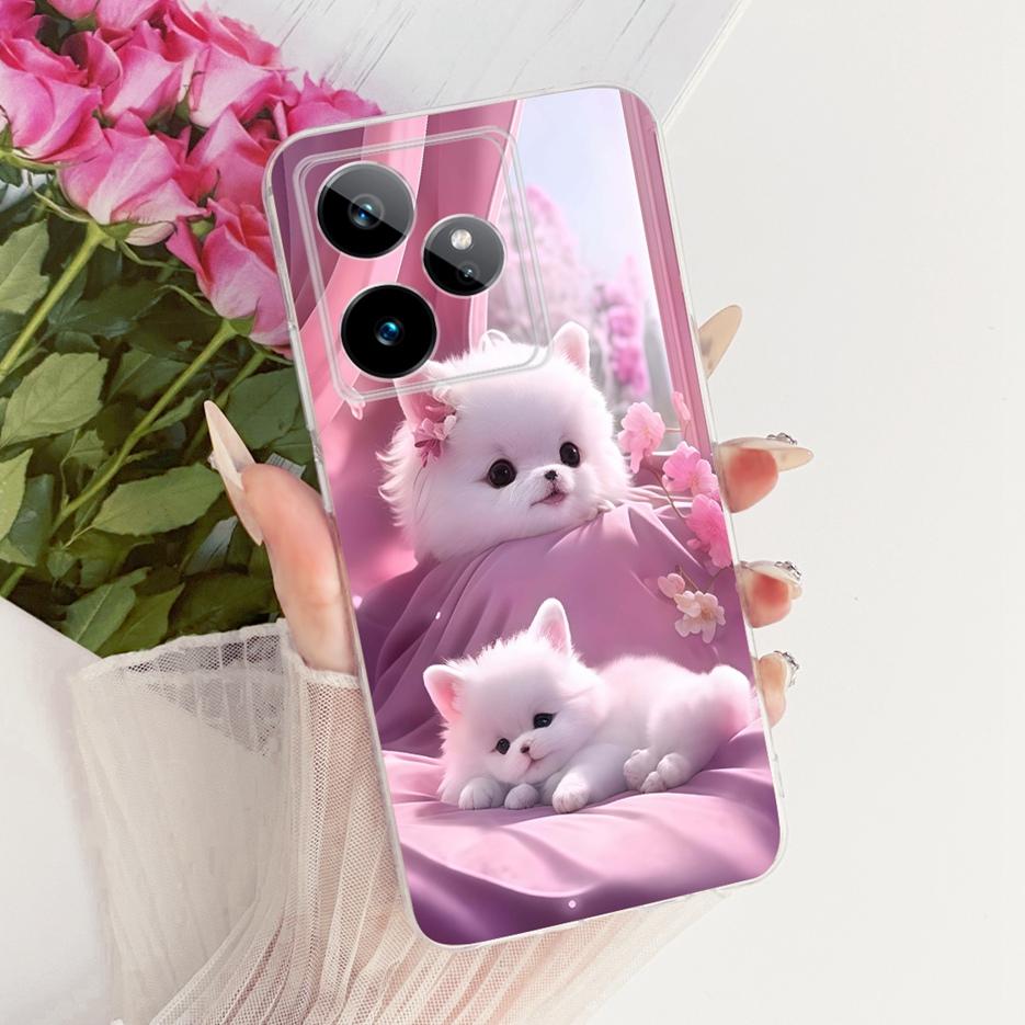 Чехол для Realme GT 7 GT7 T 5G RMX5061 Милый Лев Модный Расписной Чехол Мягкий Силиконовый Чехол для Телефона для Realme GT 7 Pro GT7T 5G