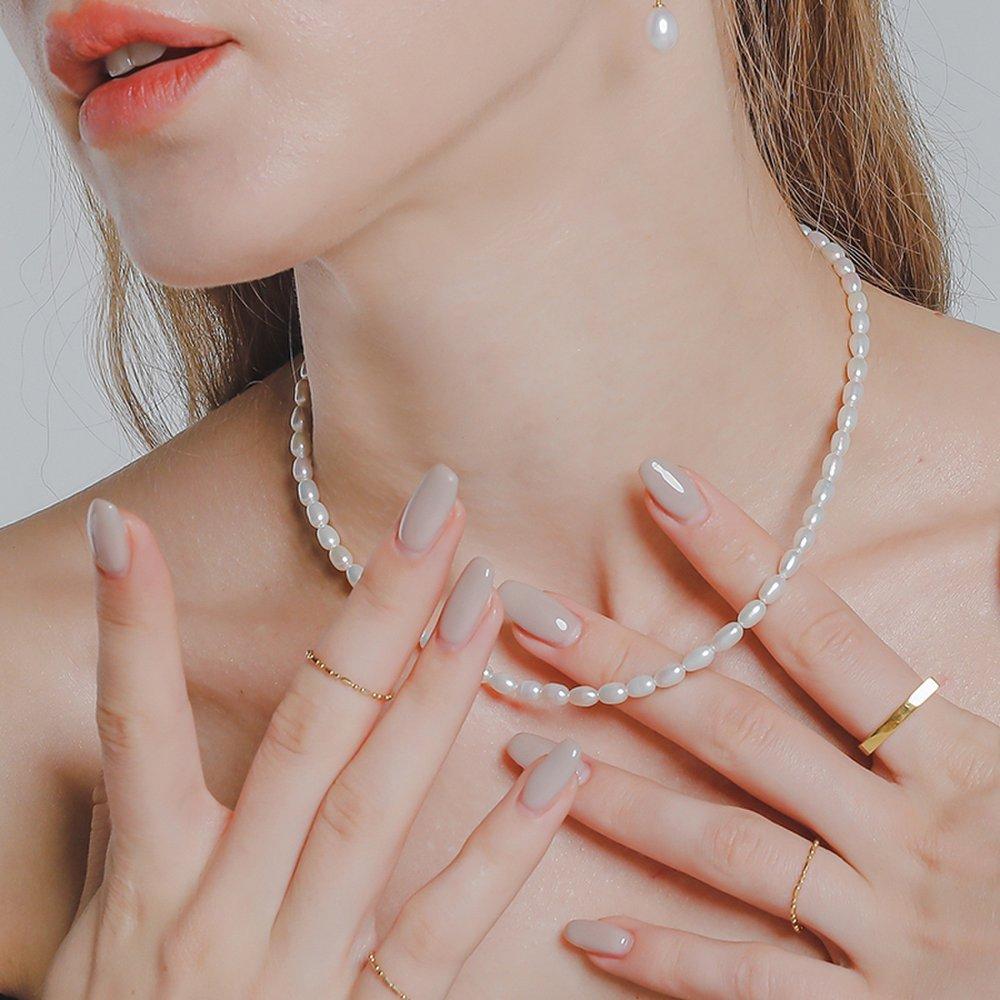 J.Lauren [Made] Oval Pearl Necklace N01082