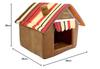 Fluffy Mountain Cabin-Style Pet House, Dog Kennel, Indoor Use, Small, Brown
