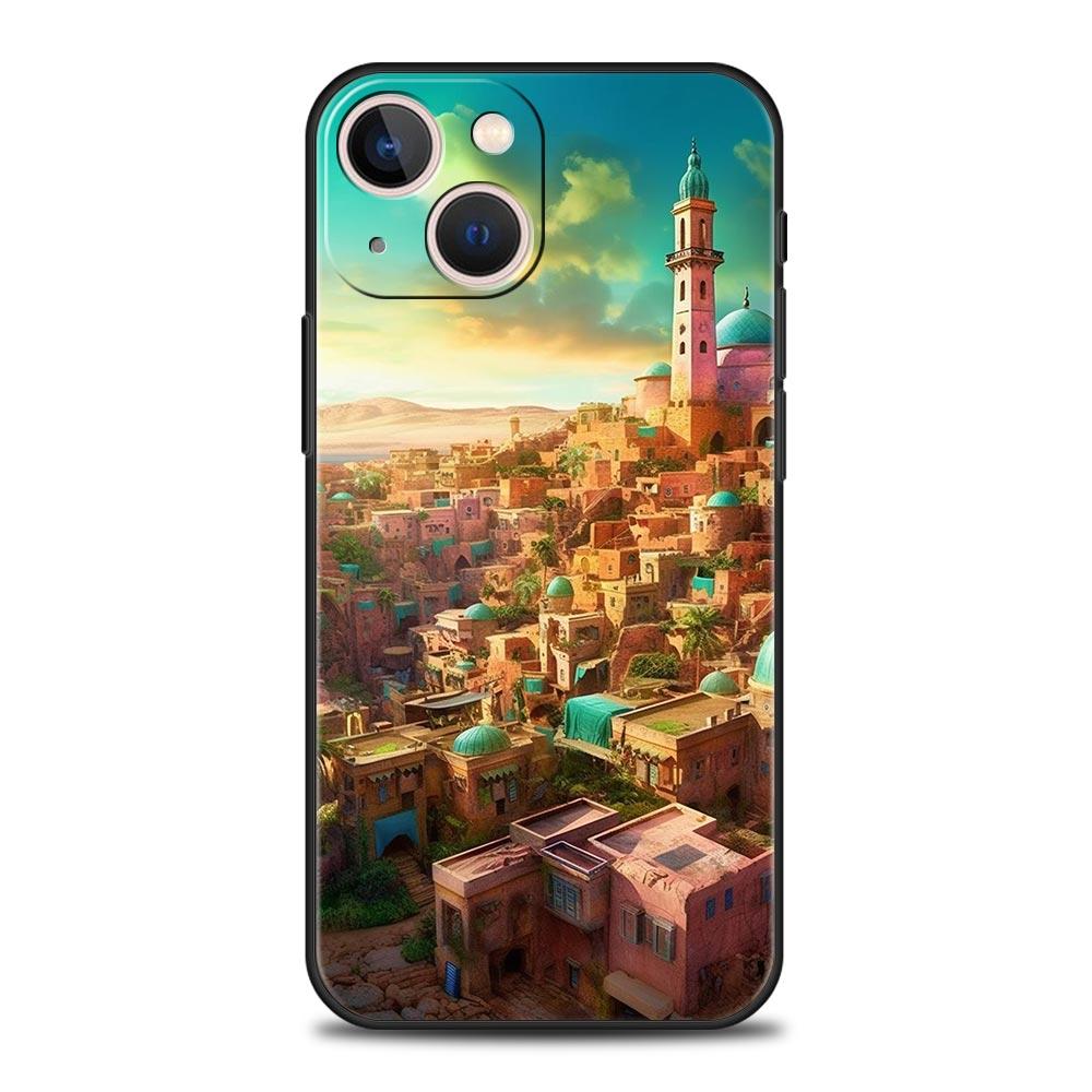 Чехол для телефона с изображением Иерусалима для iPhone 16 13 15 14 12 11 Pro MAX XR X SE XS 7 8 Plus Мягкий ТПУ Чехол-бампер