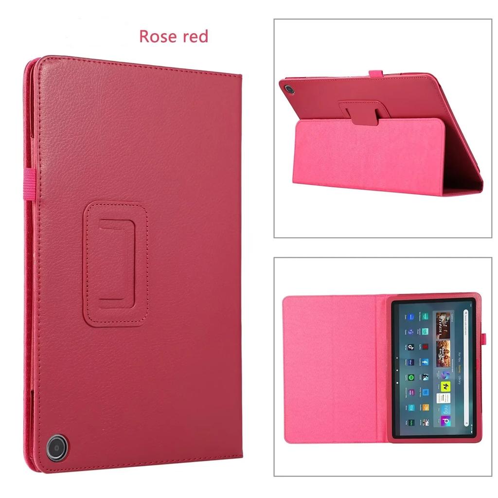 Чехол-подставка для Amazon Fire Max 11 HD10 2023 HD8 7 2022 Тонкий складной чехол ударопрочный цветной роскошный чехол для планшета из искусственной кожи