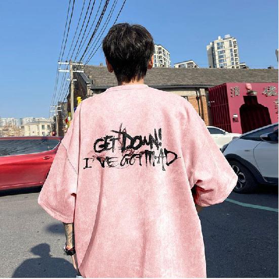 Футболка с коротким рукавом мужская летняя 2025Новая универсальная модная брендовая повседневная мужская футболка с коротким рукавом