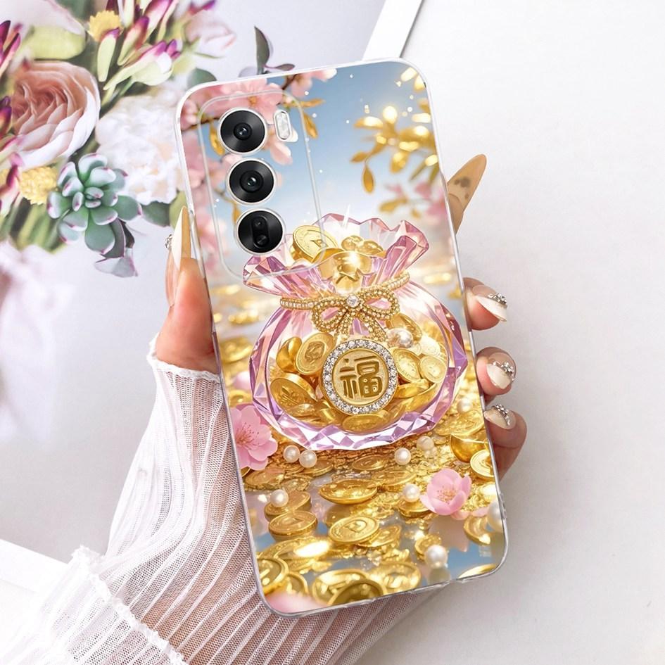 Case For OPPO Reno 12 Cover Reno 12 Pro Funda Fashion Dragon Lion Cartoon Silicone Soft Covers For OPPO Reno12 Pro 5G Phone Case