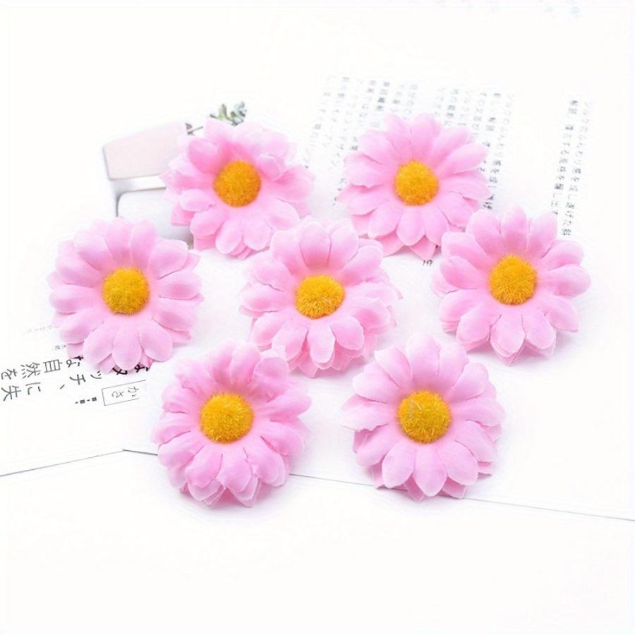 30шт DIY ручной работы Подсолнечник Дейзи Моделирование Шелковый Подсолнечник Поддельные Цветочные Гирлянды Материал