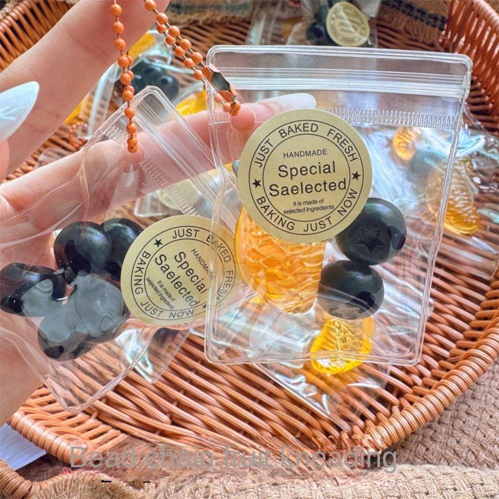 Клубника Имитация Фруктовый Сжимаемый Мешок Фрукты Мягкие Медленно Отскакивающие Игрушки Офисные Работники