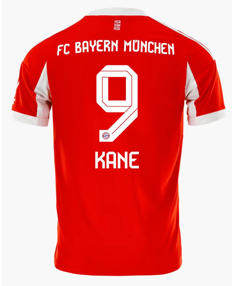 Oktoberfest Kane Home Thai Jersey Sane Musiara Away Two Football Jersey