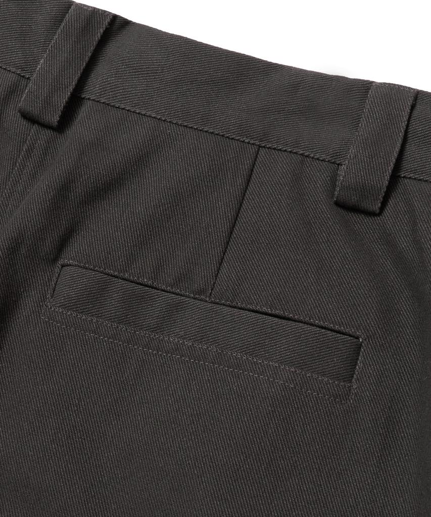 LXT Wide High-Density Cotton Chino Pants [Charcoal]