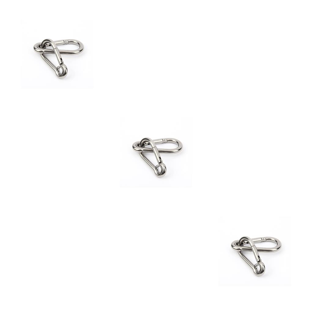 1/2/3/5 альпинистский крюк, такелажные карабины, крепежный аксессуар для веревки, безопасный фиксатор, карабин из нержавеющей стали, замок M6 (С участием