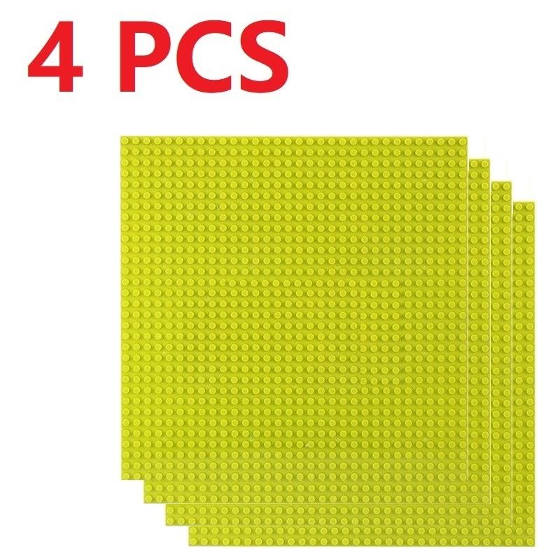 4 шт. Универсальные базовые пластины для конструктора, 32x3216x32 точки, Классические основания, Совместимы с брендами для MOC и городских моделей