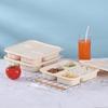 Biodegradable Corn Starch 4-Compartment Takeout Containers