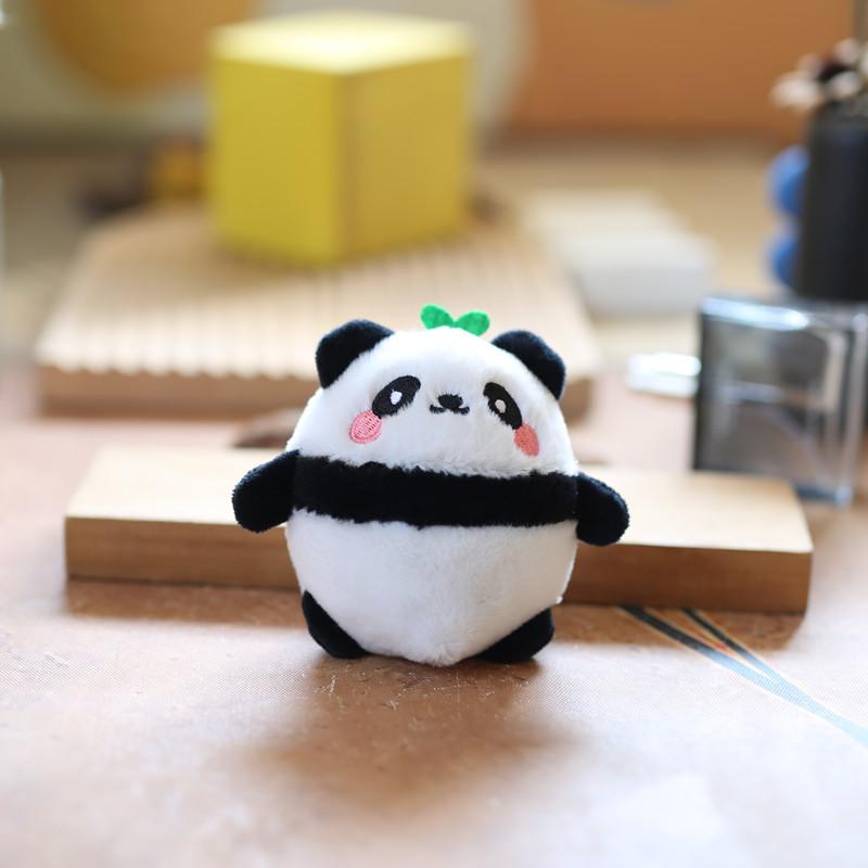 Cute Cute Giant Panda Small Pendant Plush Toy Doll Cartoon Bag Hanging Decoration Keychain Doll Doll