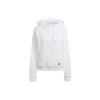 Adidas Solid Color Sports Casual Hoodie Women Hoodies White IU3173