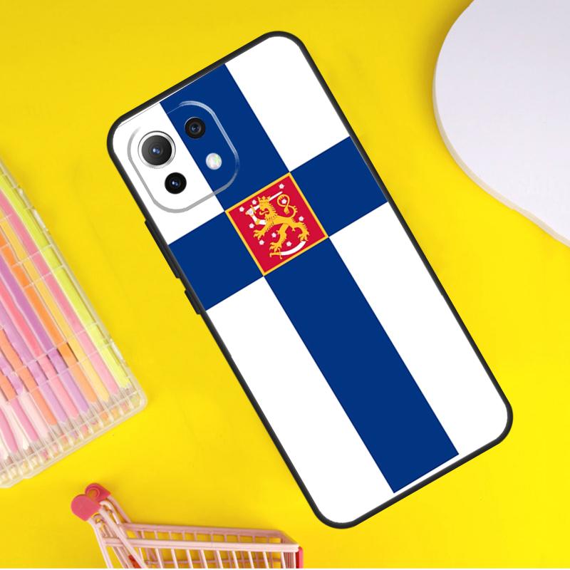 Чехол с флагом Финляндии для Xiaomi 14 13 Ultra 11T 12T 13T 14T Pro POCO X7 Pro X3 X5 F3 F5 F6 M6 X6 Pro