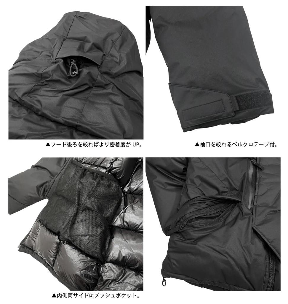 NANGA Mountain Belay Coat L BLACK