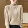 Женский кашемировый свитер Qinghe cashmere 30% кашемир 70% шерсть Женский осенне-зимний кашемировый свитер мягкий и теплый