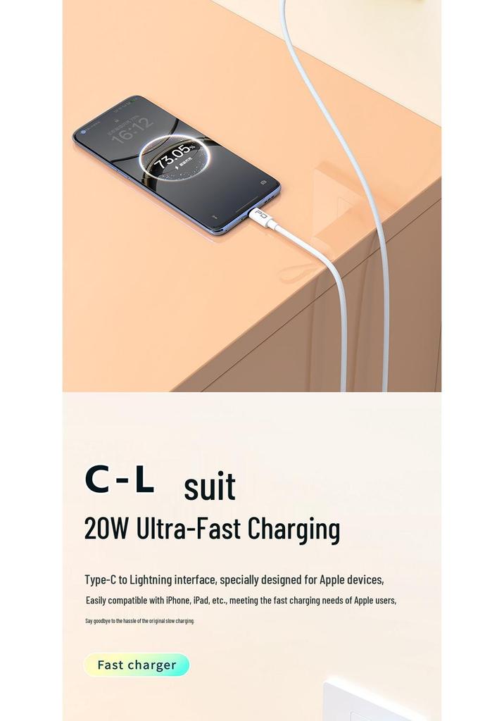 Сверхбыстрое зарядное устройство PD30W для устройств Apple и Huawei