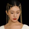 Retro Crystal Headpiece Shiny Design Forehead Chain Fringe Hair Accessories  Forehead Decoration